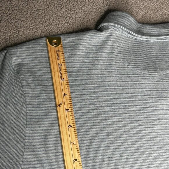 Faherty Polo Shirt Mens 2XL Movement Micro Stripe Modal Blend Stretch Soft - Picture 10 of 11